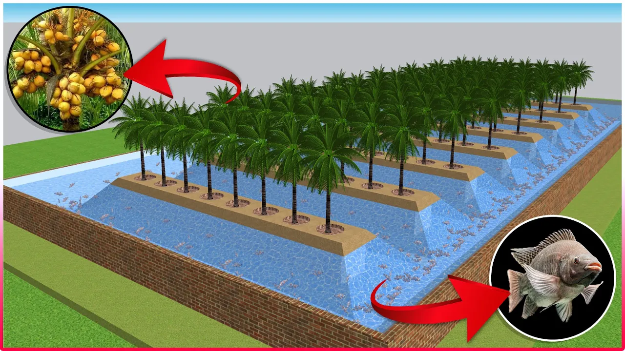 Integrated COCONUT and FISH Farming