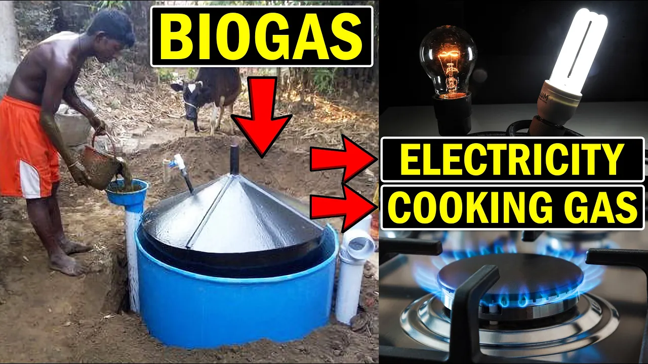How to Generate Electricity from Biogas Plant at Home