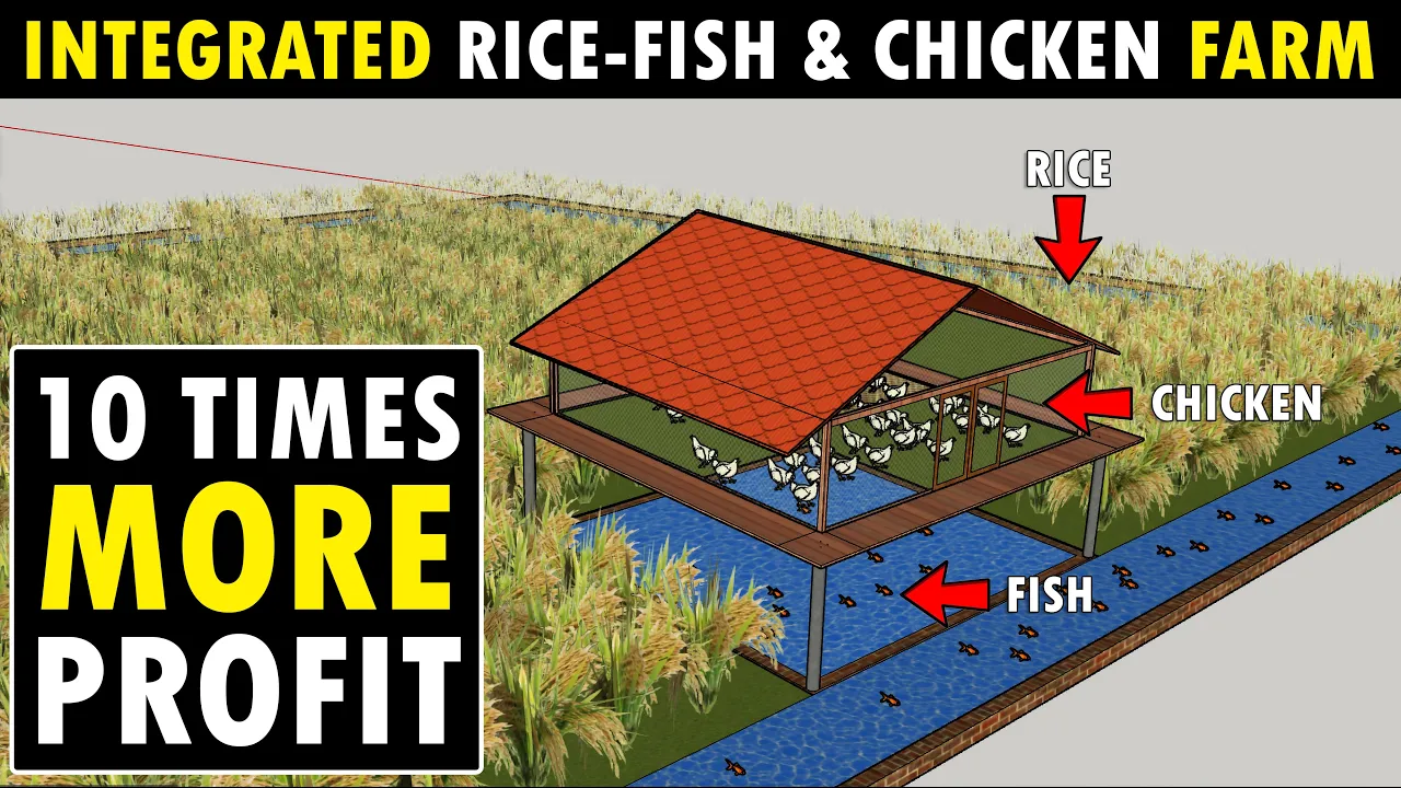 Integrated Rice - Fish and Chicken Farming